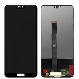 Съвместим HQ LCD Дисплей за Huawei P20 EML-L09  + тъч скрийн  Черен 